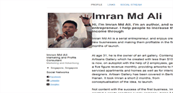 Desktop Screenshot of imranmdali.com